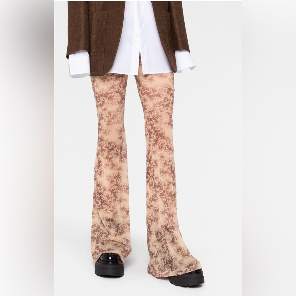 Commission flared mesh trousers - Picture 2 of 9